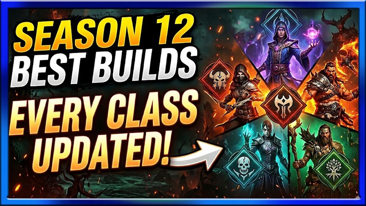 Diablo 4 Season 12 Top Builds for All Classes ⚔️