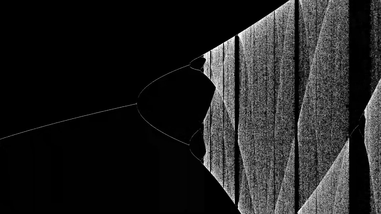 Exploring the Fractal Boundary Between Order and Chaos in the Logistic Map 🌌