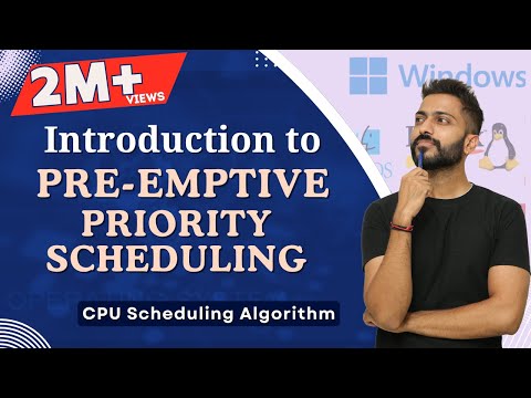 L-2.8: Pre-emptive Priority Scheduling Algorithm with Example | Operating System
