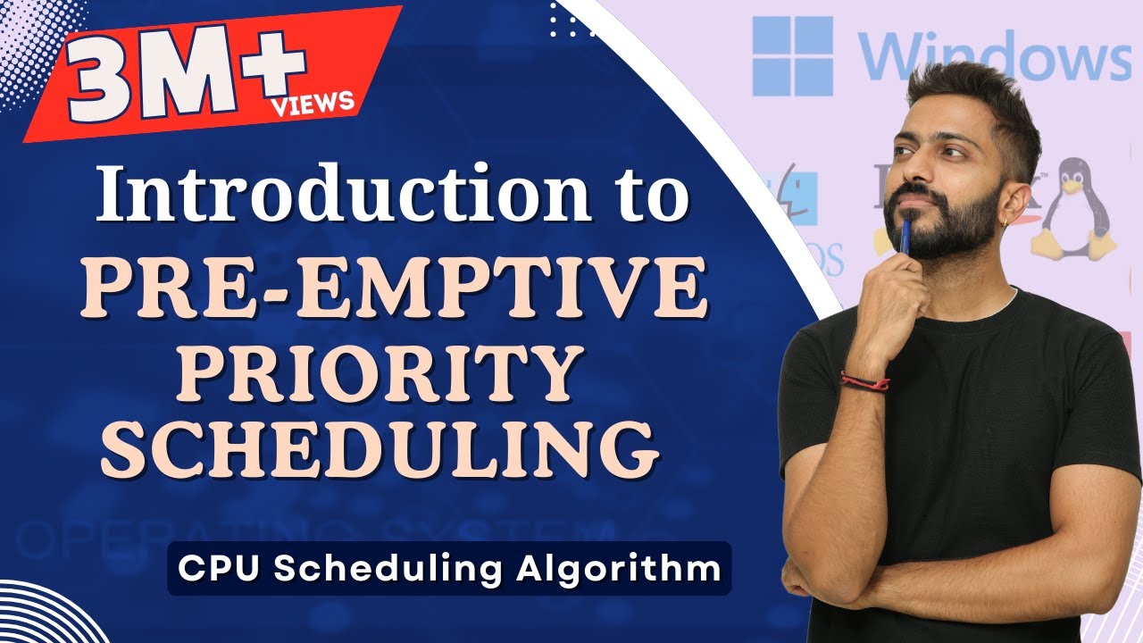 L-2.8: Pre-emptive Priority Scheduling Algorithm with Example | Operating System