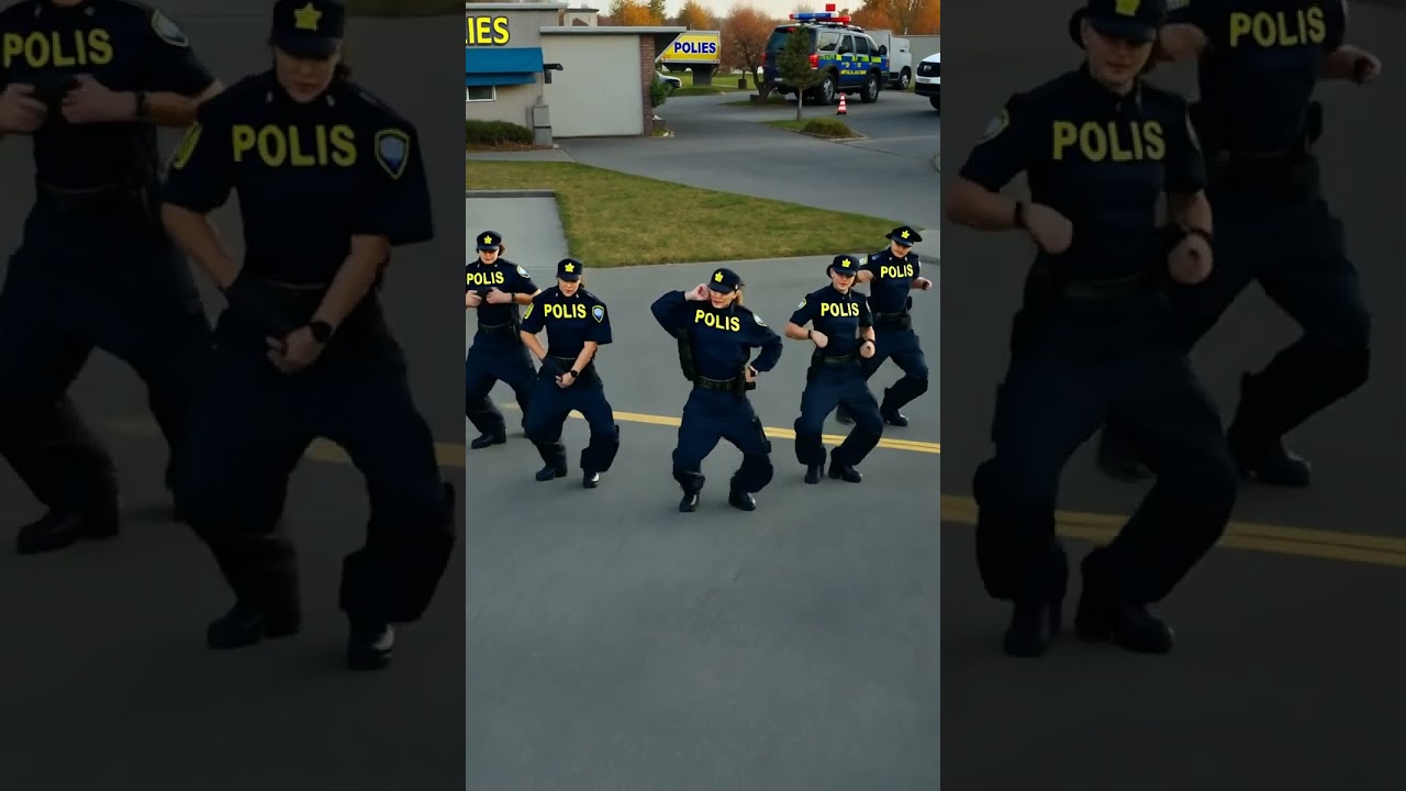 Swedish Female Police Perform Dance in Stockholm 🇸🇪
