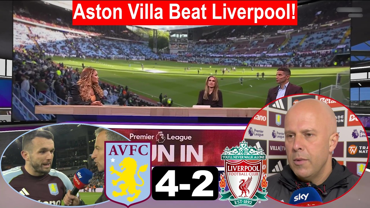 Aston Villa vs Liverpool 4-2 | 🔥Villa Qualify Champions League; Watkins Brace: Post Match Analysis.