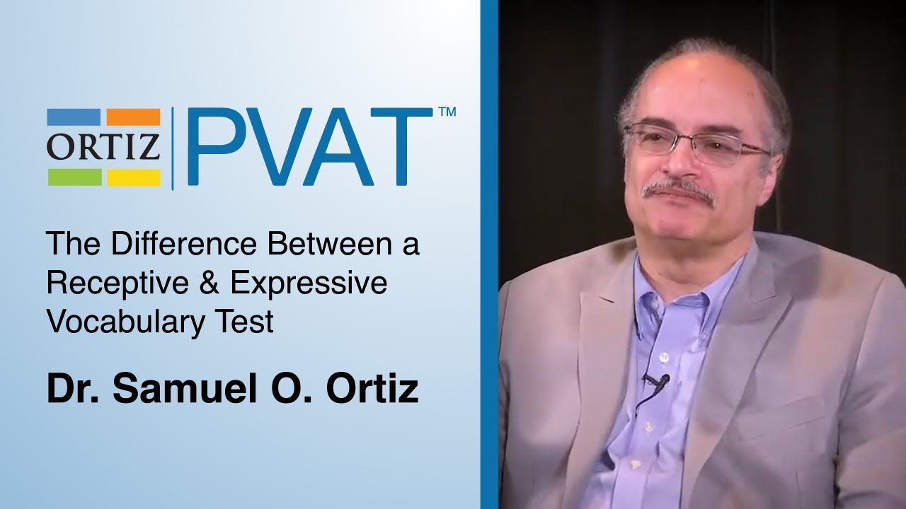 Ortiz PVAT™: Receptive vs. Expressive Vocabulary Test 🧠