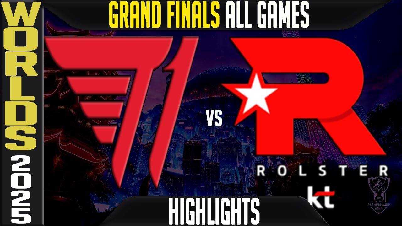 T1 vs KT Rolster | LOL World Final 2025 Highlights 🏆