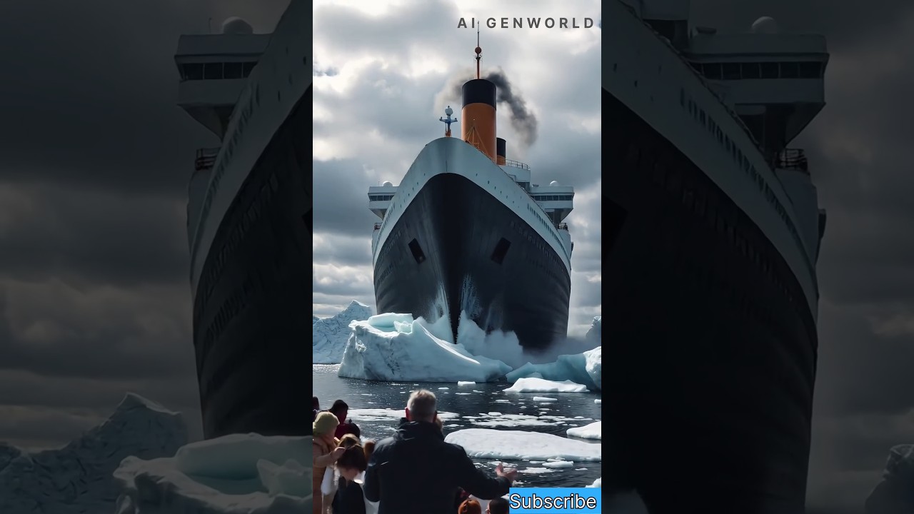 Titanic 2.0: Massive Cruise Ship Collides with Iceberg in Antarctica ❄️