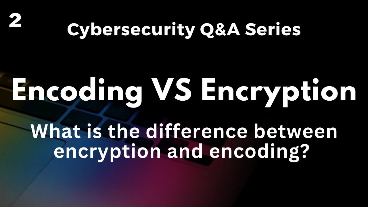 Understanding the Difference Between Encoding and Encryption