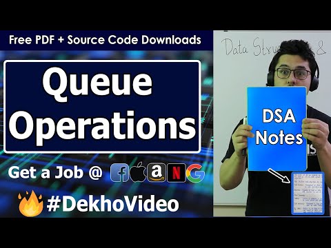 enqueue(), dequeue() & other Operations on Circular Queue