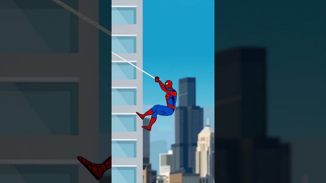 Hulk's Hilarious Kick Sends Spider-Man Flying! π | Funny Animation