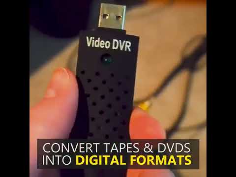 Easycap Video and Audio Capturing Device Directly from TV, VCR, VHS, DVD