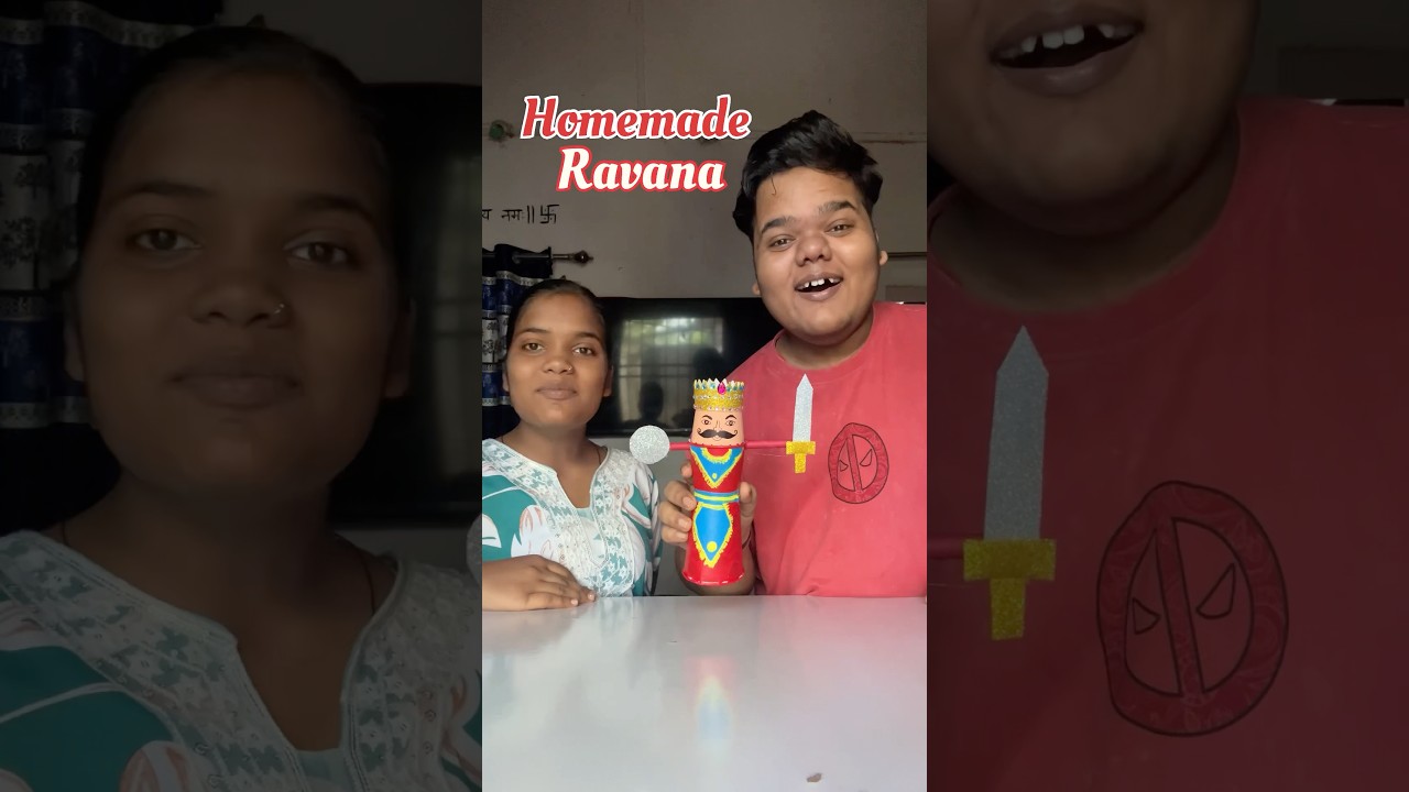 My Sister vs Me: Who Makes the Best Ravana? #shorts