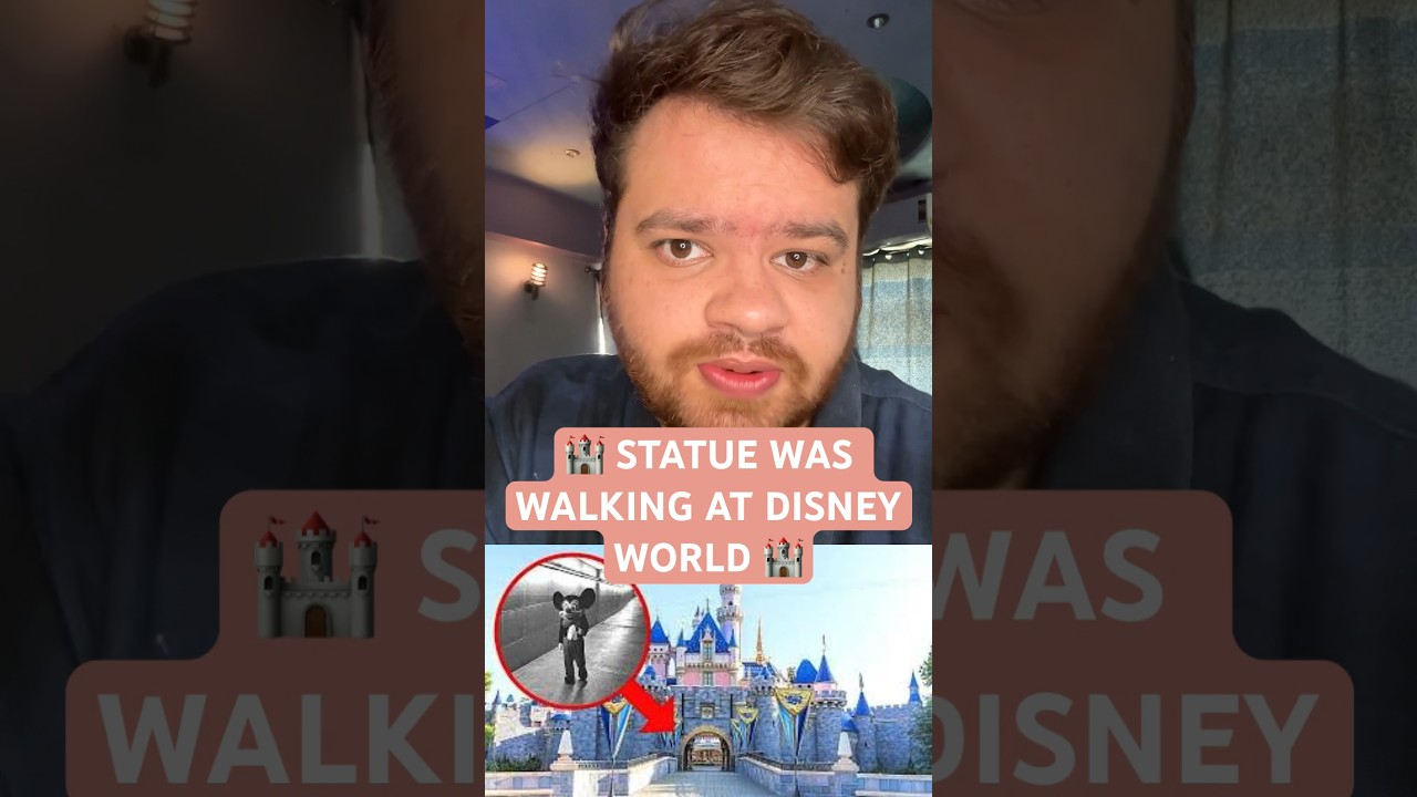 Unbelievable! Walking Statue Spotted at Disney World 🏰