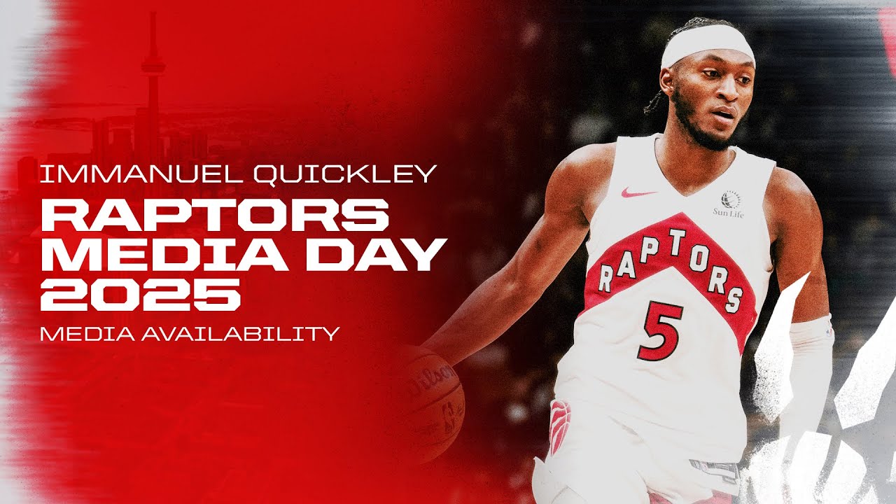 Immanuel Quickley Speaks to Media at 2025 Raptors Media Day 🏀