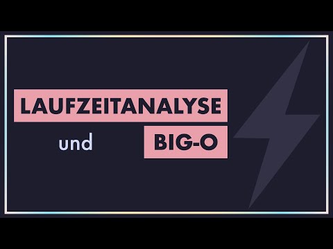 Laufzeitanalyse & Big-O | EINFACH & VISUELL in 8 Minuten erklÀrt | Algorithmen und Datenstrukturen