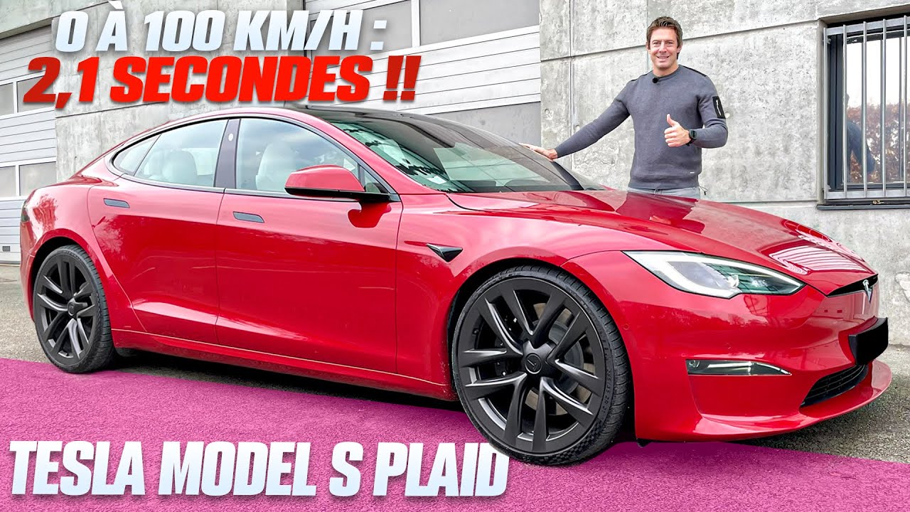 Essai Tesla Model S PLAID - Plus rapide qu'une Bugatti sur le 0 à 100 km/h !