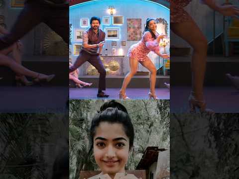 Reshmika Mandanna dance with vijay thalapathy on varisu movie #shorts #youtubeshorts #song #dance