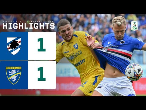 Sampdoria-Frosinone 1-1 | ZILLI apre, CODA risponde: pari al Ferraris | HIGHLIGHTS Serie BKT