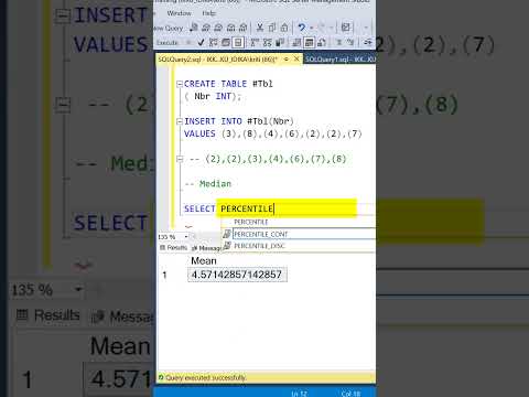 SQL Tricks | How To Calculate MEDIAN for a List Of Values ?