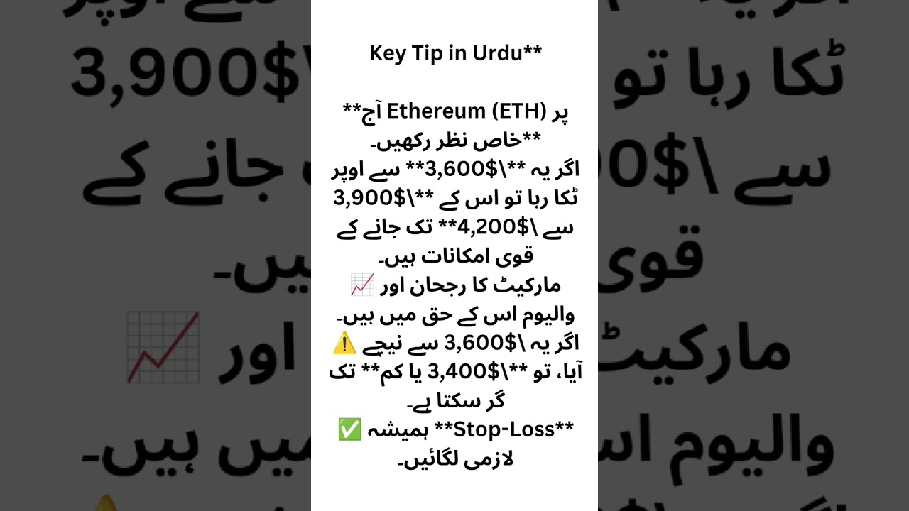 ETH Breakout? 🚀 Will ETH Reach $4,200? | Cardano & LILPEPE Hot Crypto Update in Urdu/Hindi