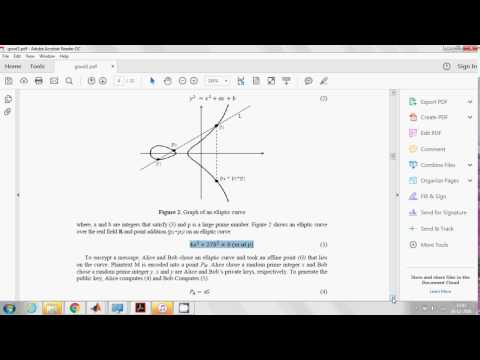 Image Encryption using Elliptic Curve Cryptography in MATLAB
