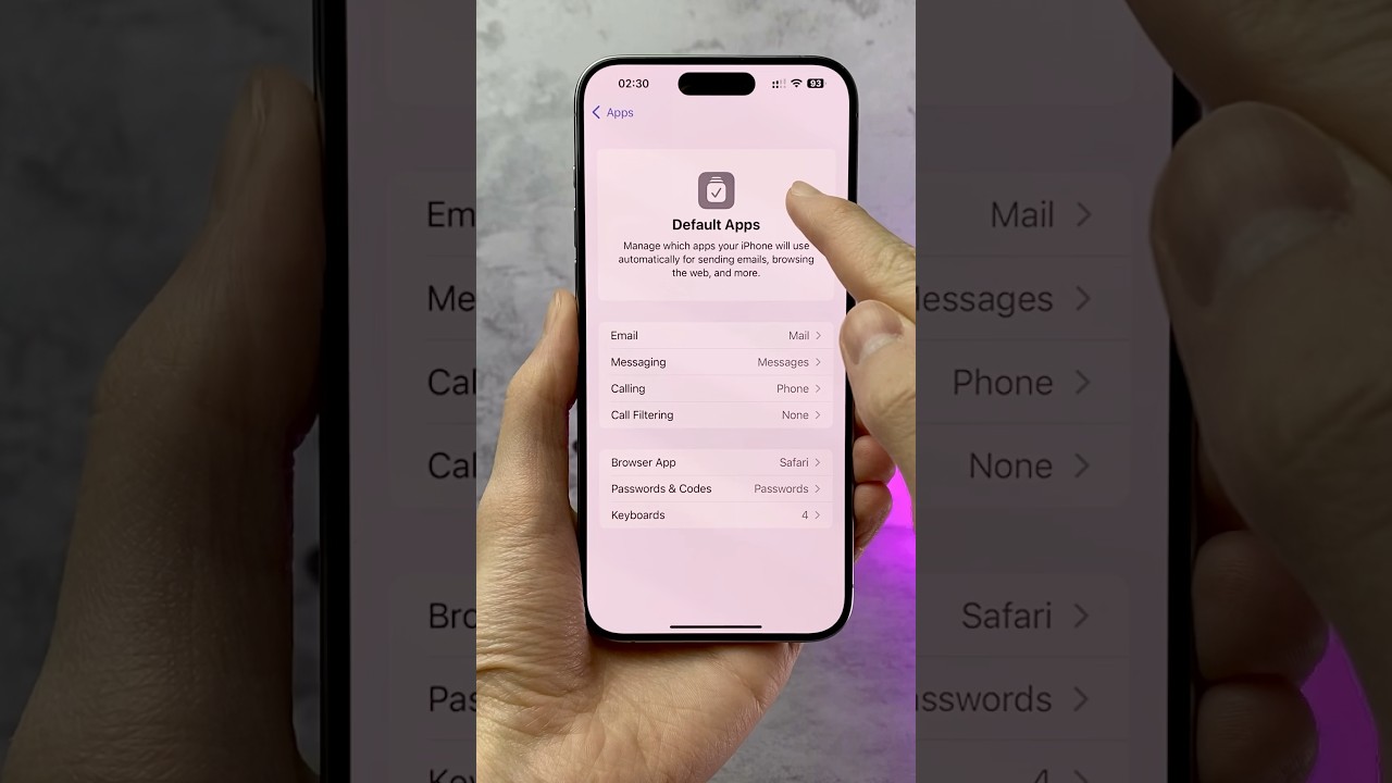 Change Default Apps on iPhone 📱
