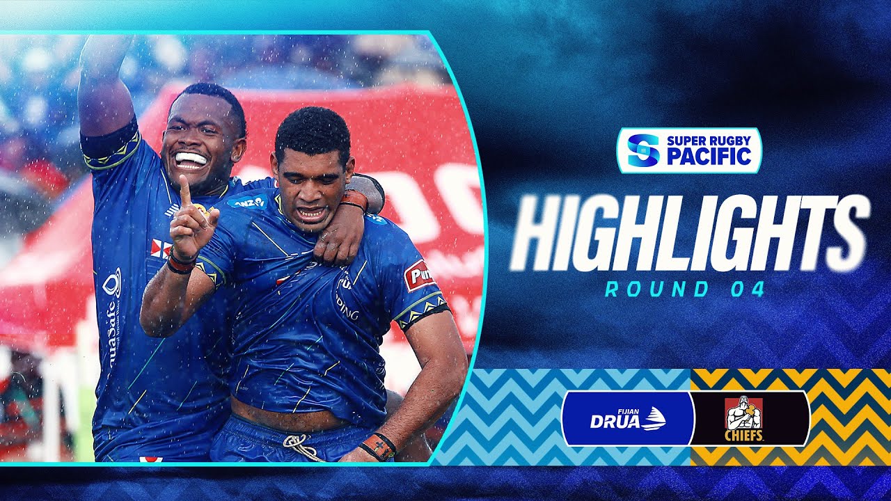 Fijian Drua vs Chiefs | Super Rugby Pacific Round 4 🌧️