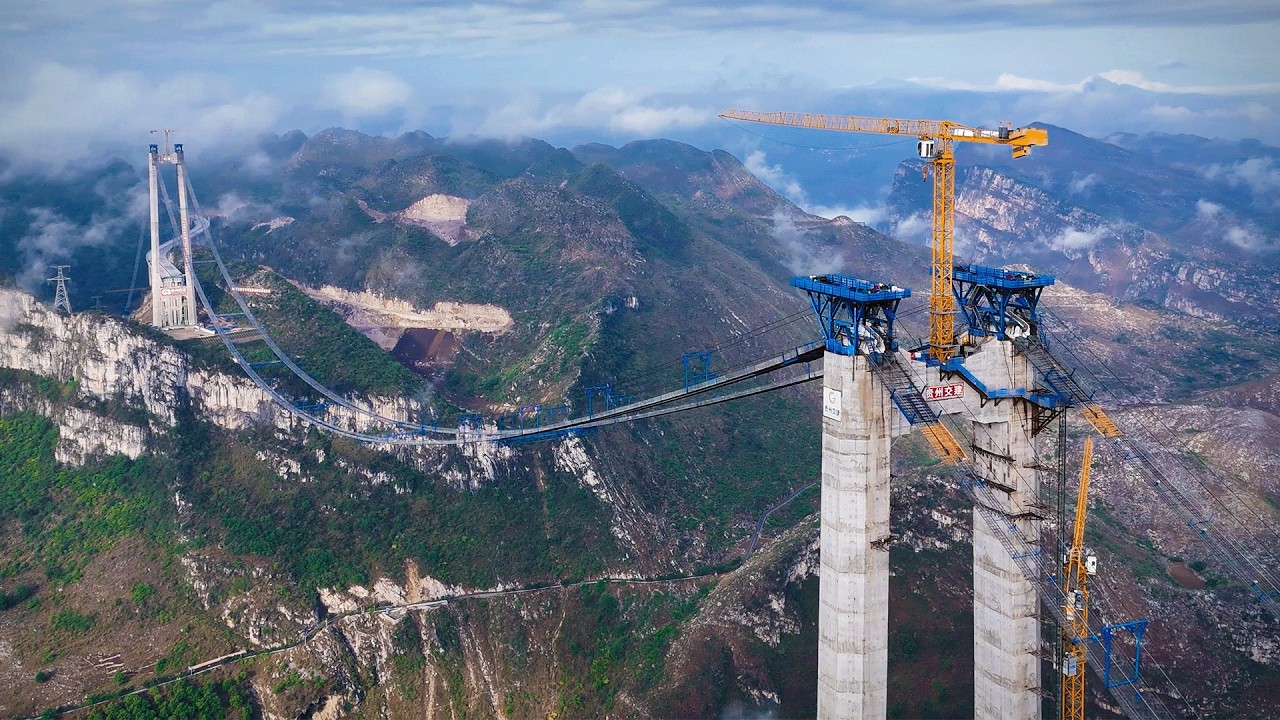 China Constructs the World's Highest Bridge 🌉