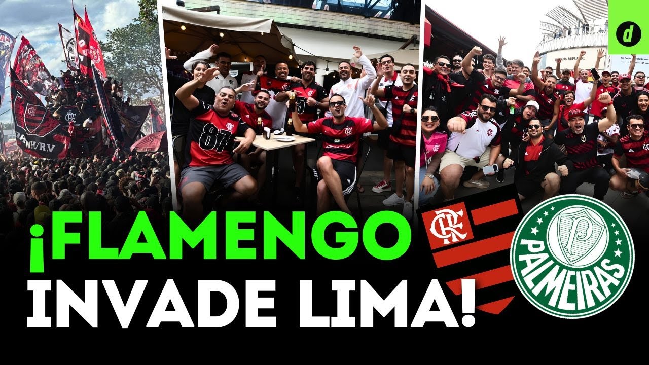 Hinchas de Flamengo llegan en masa a Lima para la final de Libertadores 2025 ⚽