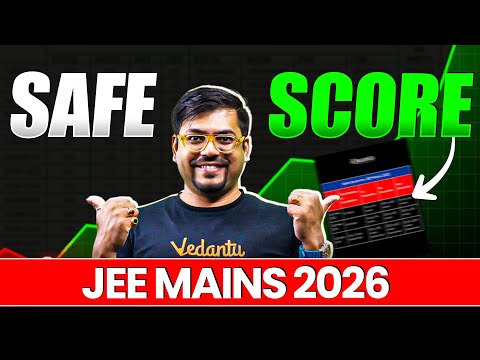 JEE 2026 Safe Score😱 | JEE Mains 2026 Category Wise Safe Score for IIT/ NIT | Harsh Sir