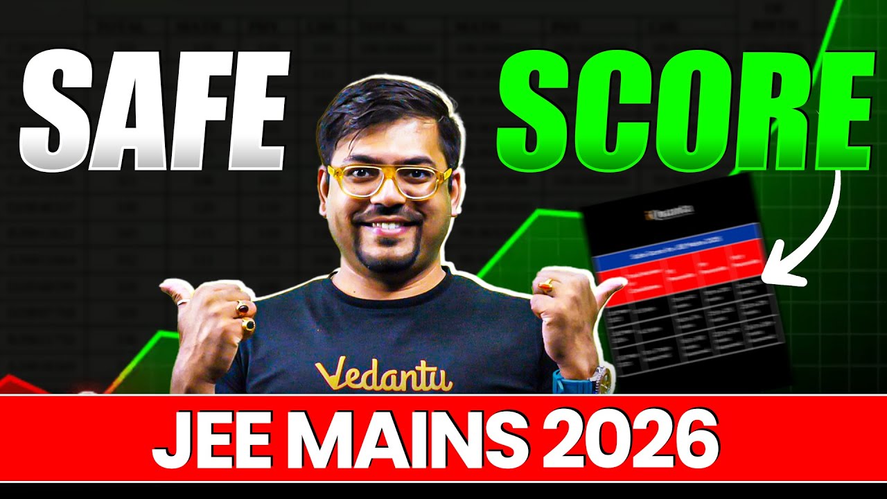 JEE 2026 Safe Score Guide 😱 | Category-Wise Cutoffs for IIT/NIT | Harsh Sir