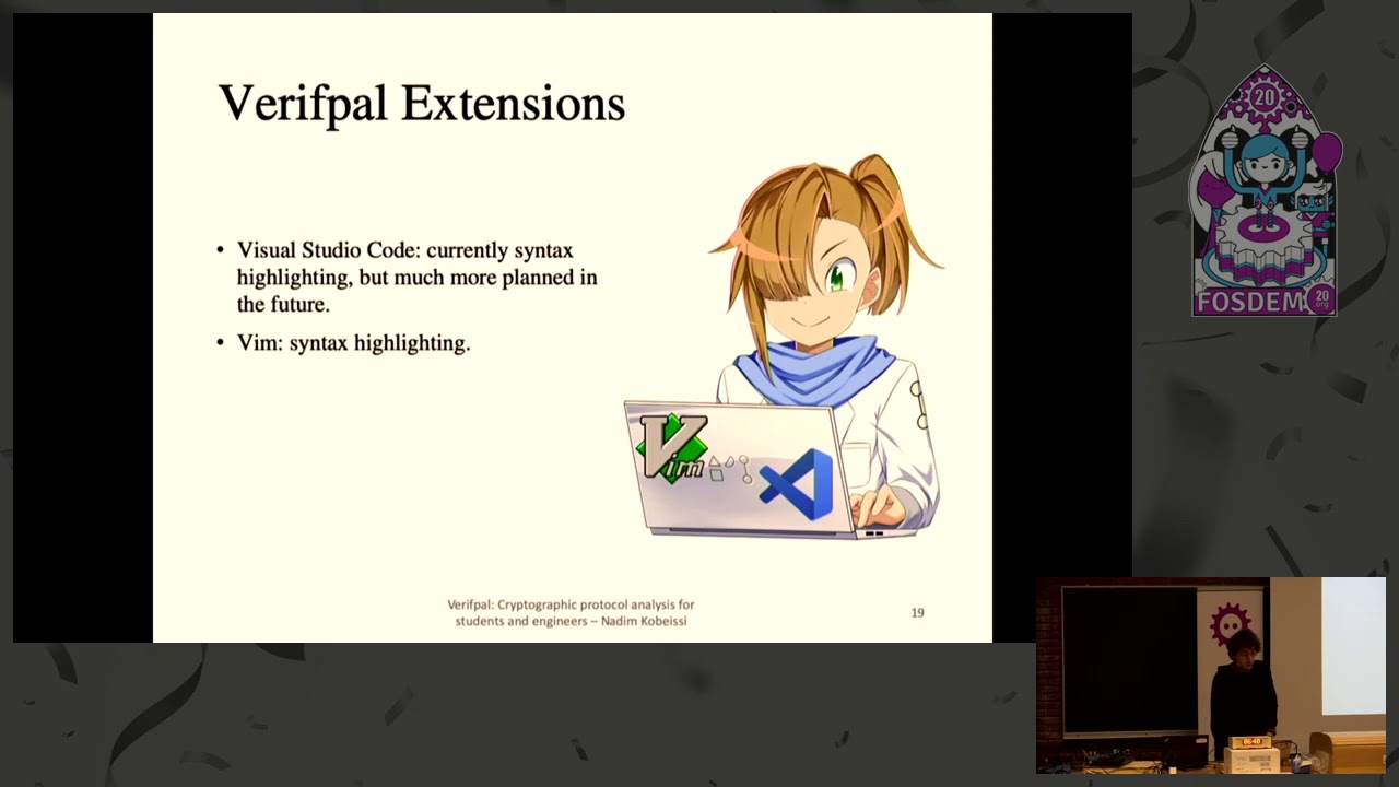 Verifpal: Simplify Cryptographic Protocol Analysis for Students & Engineers 🔐 (FOSDEM 2020)