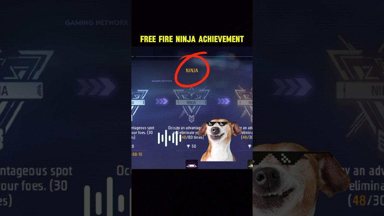 Free Fire Ninja Achievement & Points 🎮