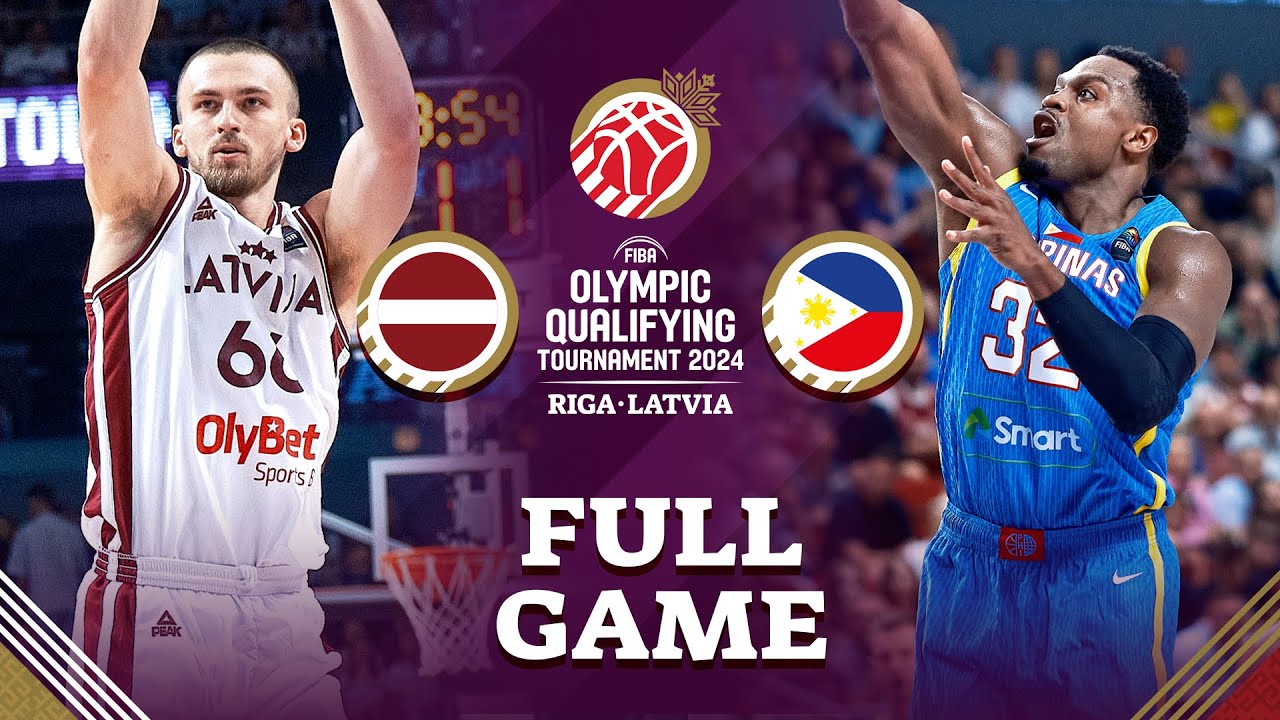 Latvia vs Philippines | FIBA Olympic Qualifiers 2024 🏀
