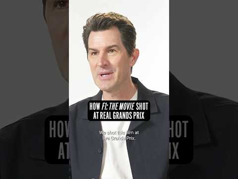 #F1TheMovie Director Joseph Kosinski Filmed at Real Formula One Races #Shorts