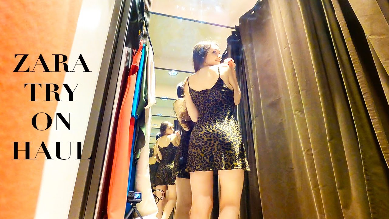 Zara Dress Try-On Haul in Greece 🇬🇷
