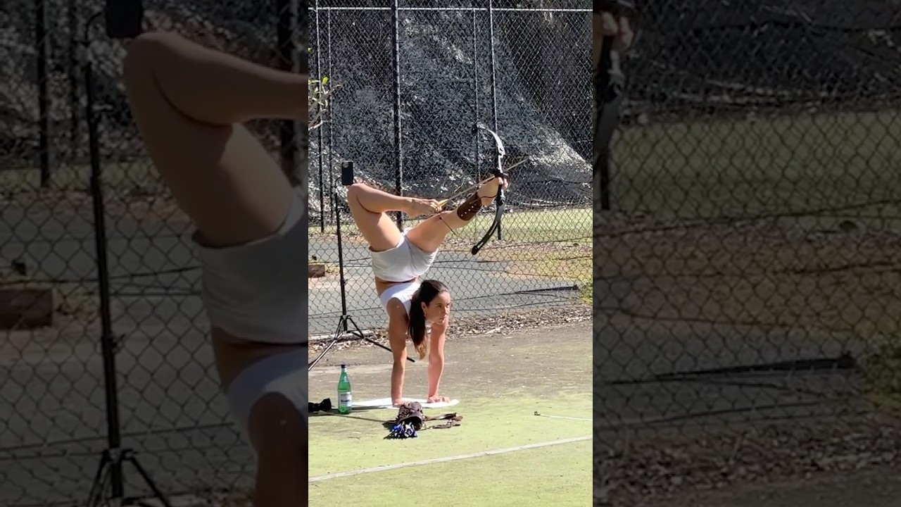 Farthest Arrow Shot Using Feet: 18.27m 🏹