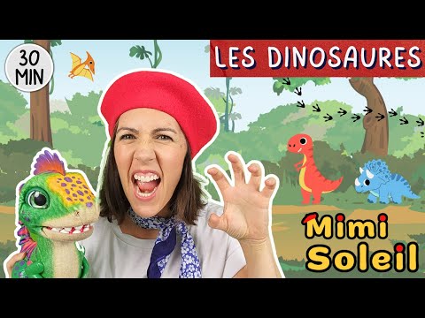 Les dinosaures | Tyrannosaure Tricératops Diplodocus T-Rex | Mimi Soleil | Vidéos éducatives enfants