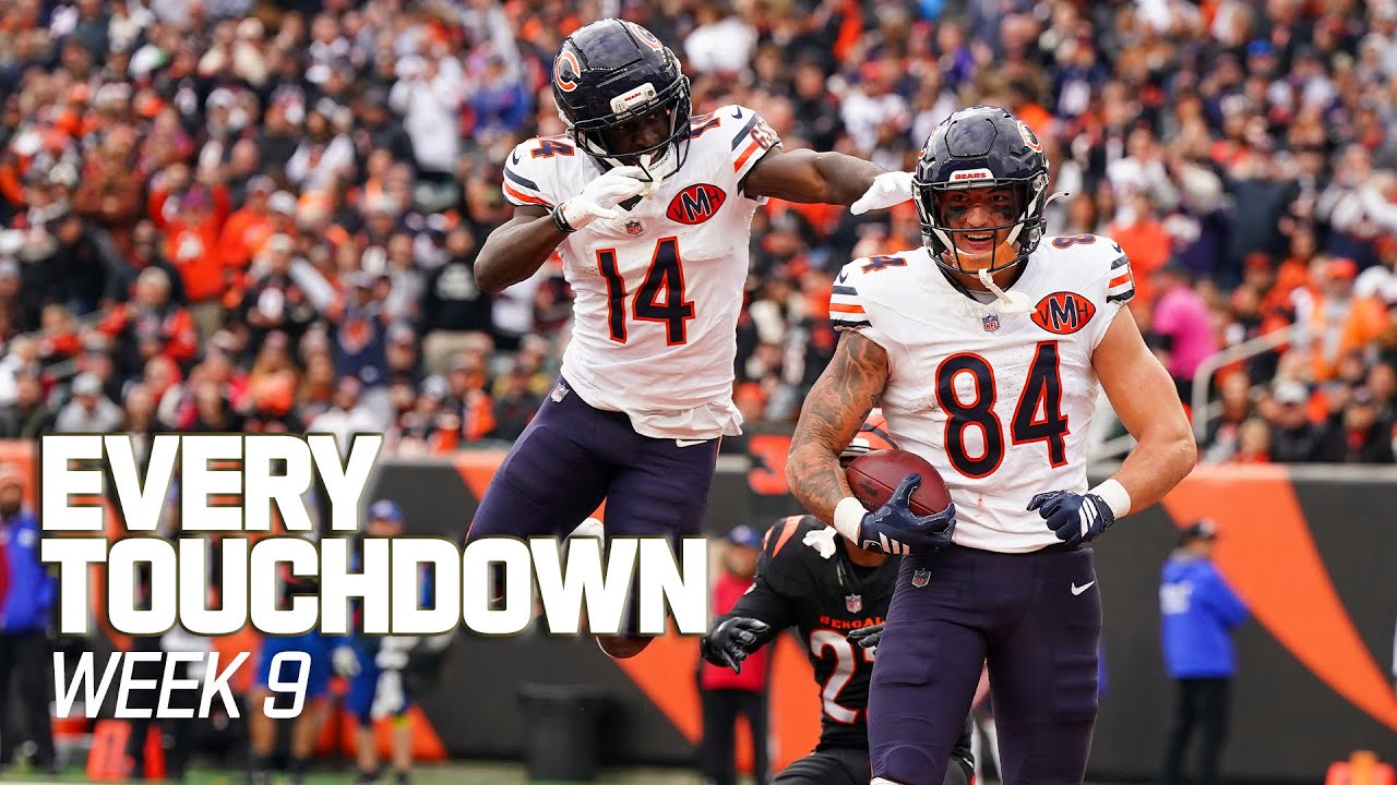 Week 9 NFL 2025 Season Touchdowns Compilation