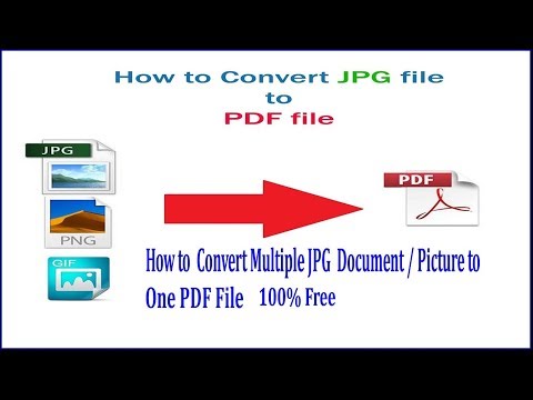 How to Convert Multiple JPG File/Document to One PDF File 100% free