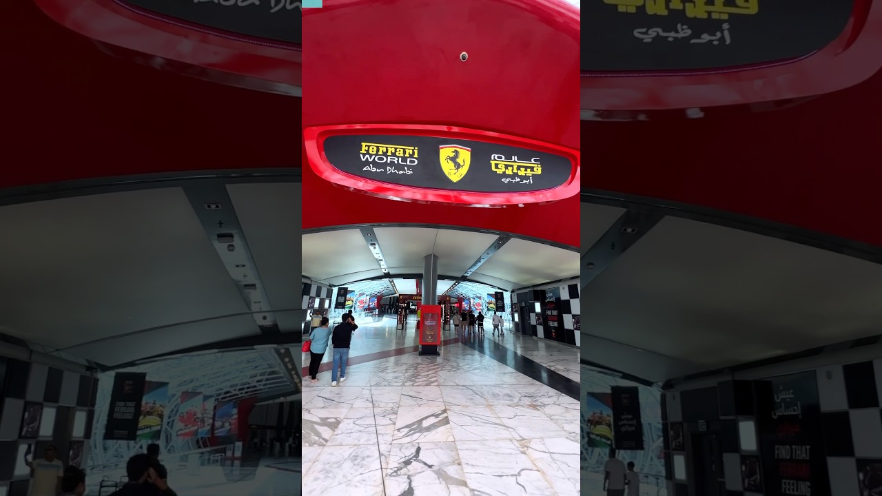 A DAY AT FERRARI WORLD ABU DHABI | Day 25/30 Notice Period  |#iamhvr #dubaijobs #30daynoticeperiod