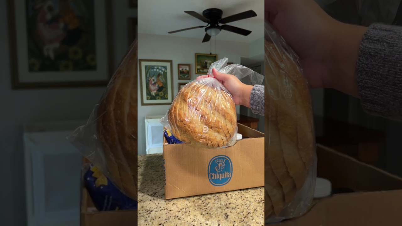 Walk up food bank haul