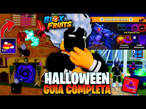 CONSIGUE CARAMELOS!🍬 TODO SOBRE el EVENTO de HALLOWEEN en Blox Fruits🎃
