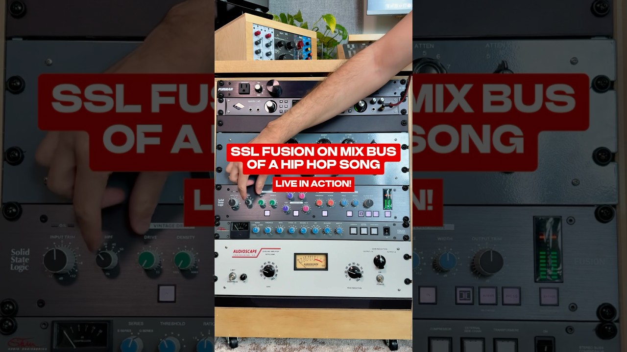 SSL Fusion in Action ποΈ: Mixing Tips & Studio Setup