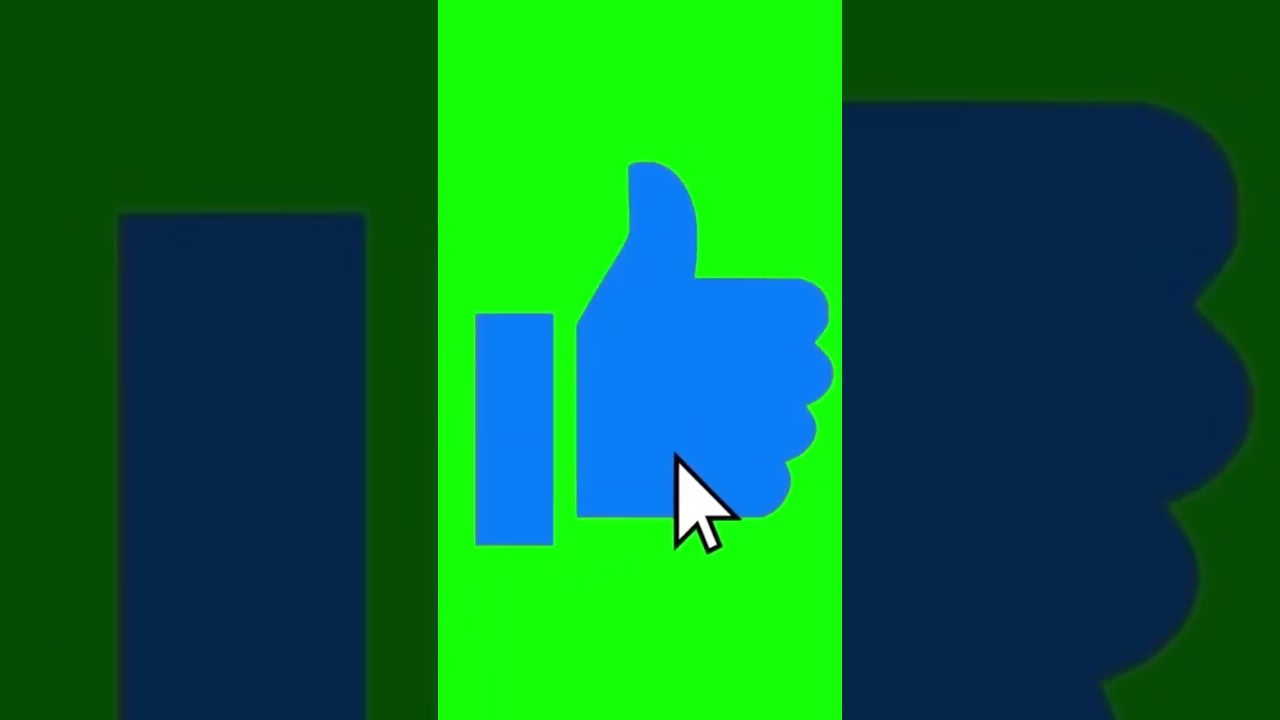 Green Screen Like Button Animation 🎬