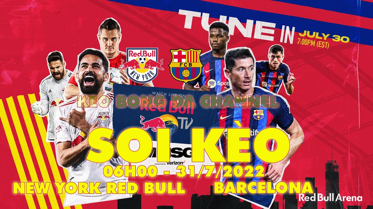 New York Red Bulls vs Barcelona - Club Friendly 🏟️