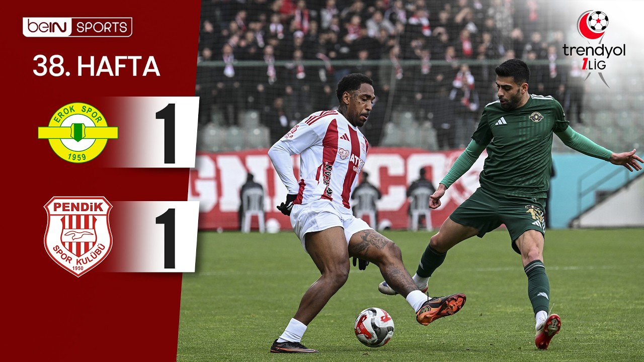 Esenler Erokspor (1-1) Pendikspor | 38. Hafta Maç ÖZETİ | Trendyol 1. Lig - 2025/26