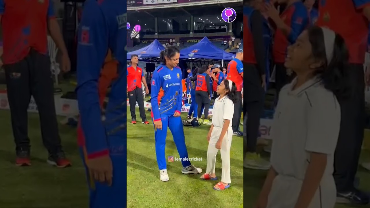 Smriti Mandhana Inspires Future Stars ❤️