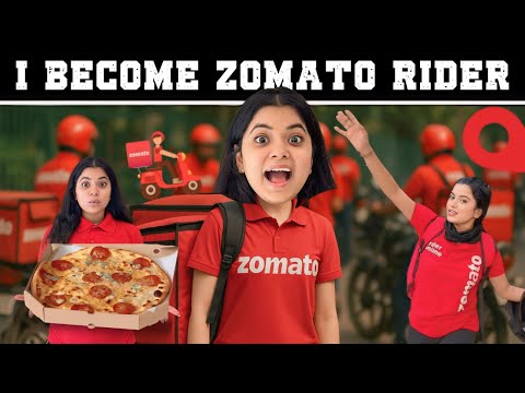 Aaj m bani Zomato rider ๐ณ #vlog #sejalgabavlogs #zomato