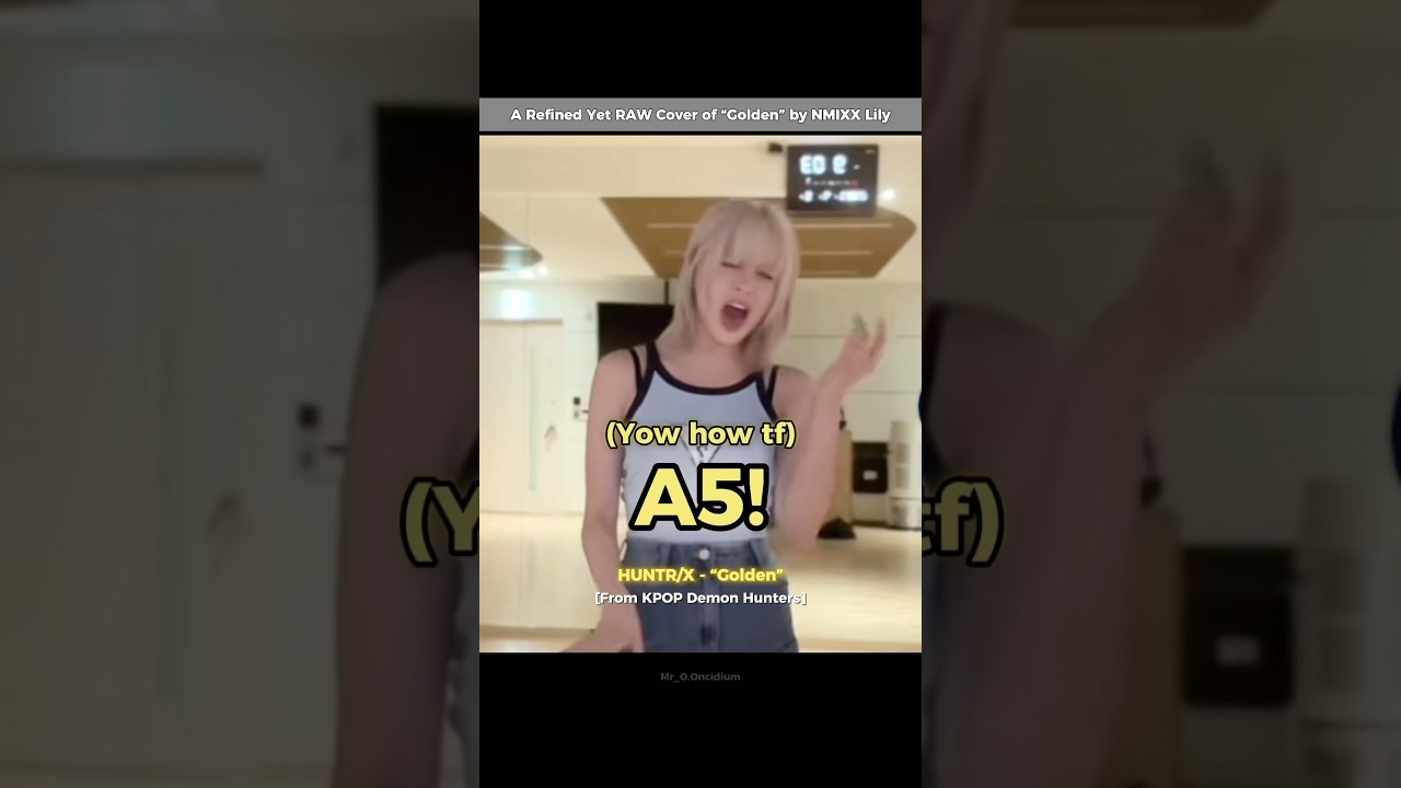 NMIXX Lily's Stunning Raw Cover of 'Golden' ✨