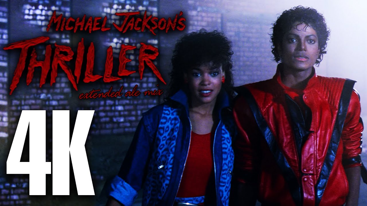 🎶 Michael Jackson - Thriller (Extended Ale Mix) [4K Video] | Classic Halloween Hit