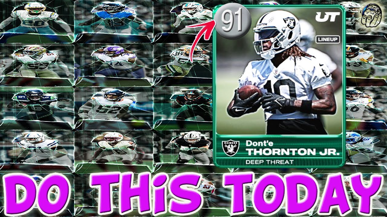 Madden 26 Ultimate Team: Preparing for the Breakouts Promo and Free 91 OVR Dont'e Thornton Jr.